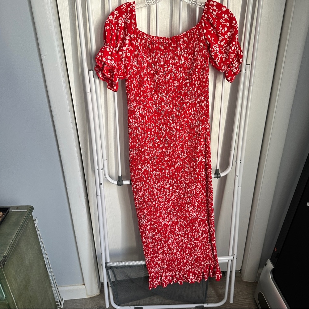 SHEIN Red Bodycon Dress